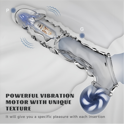 Dubai sex toy - Extended Vibrating Condom UAE sex toys