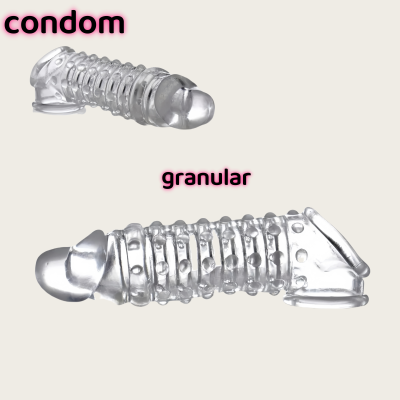 UAE male sex toys - comdon Penis Extension Sleeves Extenders Girth Enhancer Sleeves