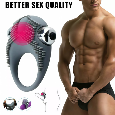 Dubai Cock Ring - Dubai sex ring Vibrating ring waterproof clitoral orgasm UAE sex toy
