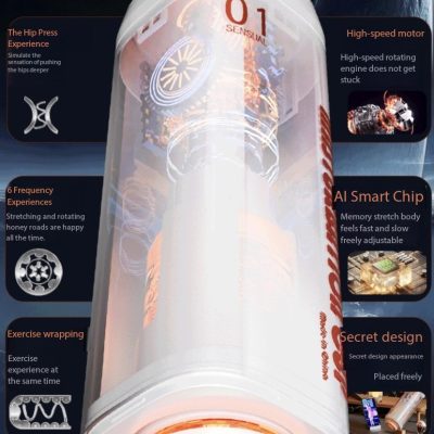 Dubai sex toy masturbator - Fully automatic masturbator telescopic rotating sounding function