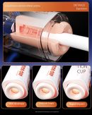 Dubai sex toy masturbator - Fully automatic masturbator telescopic rotating sounding function