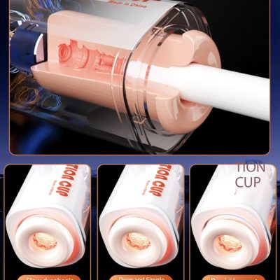 Dubai sex toy masturbator - Fully automatic masturbator telescopic rotating sounding function