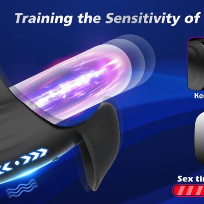 Dubai sex toy - APP control penis head vibration trainer male products