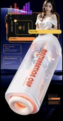 Dubai sex toy masturbator - Fully automatic masturbator telescopic rotating sounding function