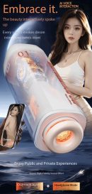 Dubai sex toy masturbator - Fully automatic masturbator telescopic rotating sounding function