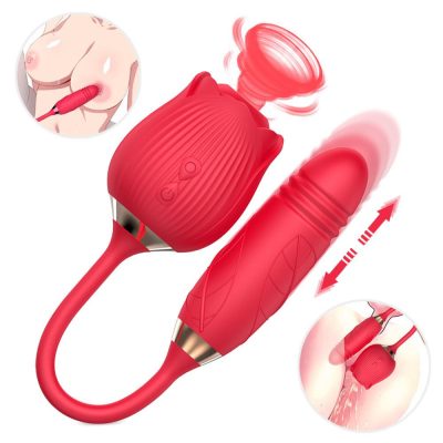 Dubai sex toy Rose - Female Vibrating Rose Sucking Sex Toy Women