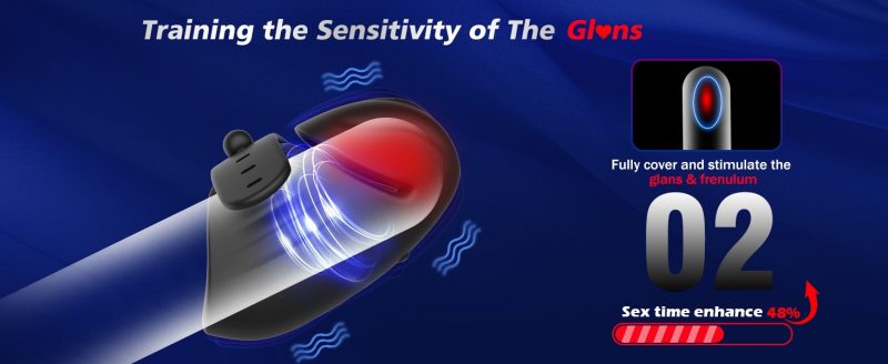 Dubai sex toy - APP control penis head vibration trainer male products - Image 10