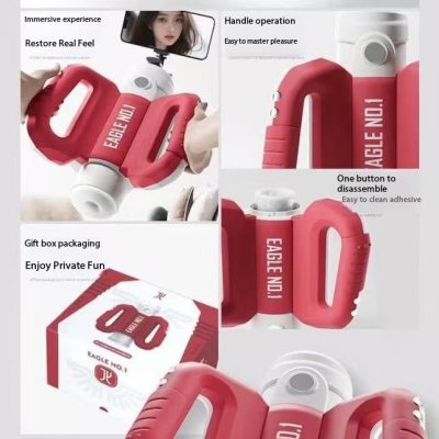 Dubai male masturbator- Fully automatic masturbator rotate suck extend connect mobile phone