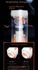 Dubai sex toy masturbator - Fully automatic masturbator telescopic rotating sounding function