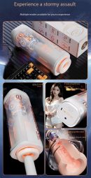 Dubai sex toy masturbator - Fully automatic masturbator telescopic rotating sounding function
