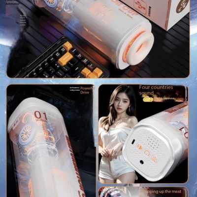 Dubai sex toy masturbator - Fully automatic masturbator telescopic rotating sounding function